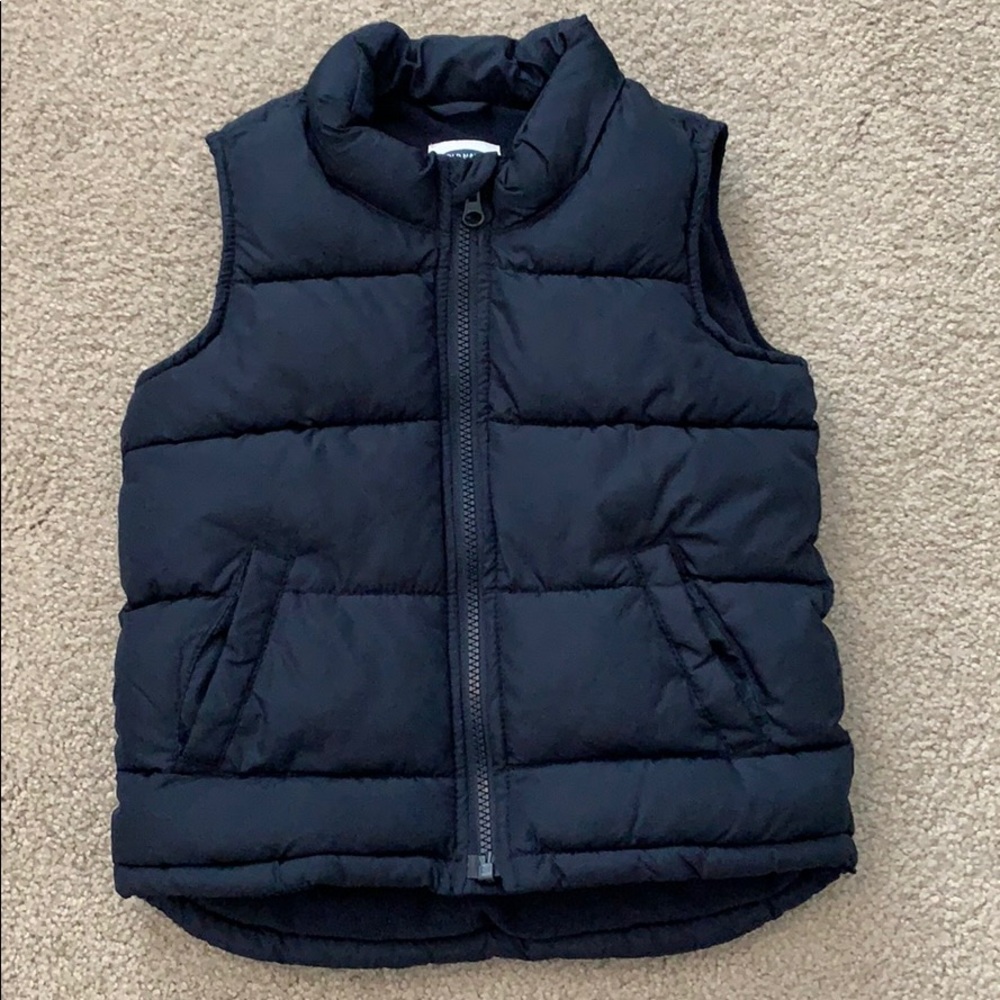 Old Navy dark blue puffy vest